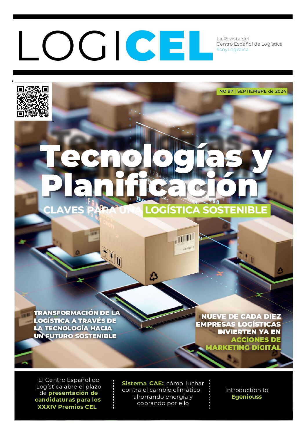 LOGICEL Nº 97. Tecnologías y planificación. Claves para una Logística sostenible