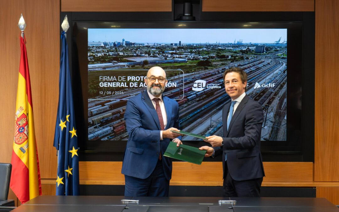 Adif y el Centro Español de Logística se alían para impulsar el uso del ferrocarril en las cadenas de suministro